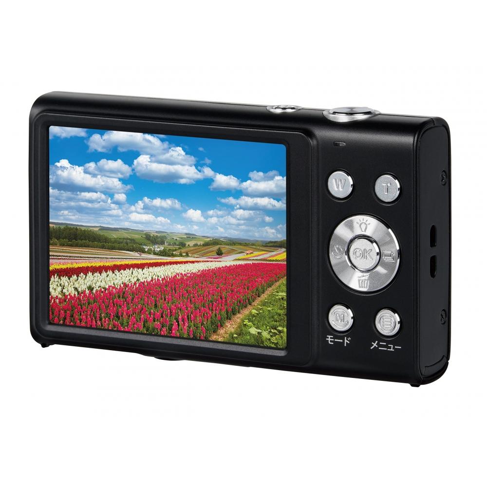 [Exklusiv] Kenko Kompakte Digitalkamera KC-AF05ST, 2er-Set, effektive Pixel 8 Millionen, Autofokus, digitaler Zoom, 4-fach, 2,7K-Videoaufzeichnung, 144237, Schwarz