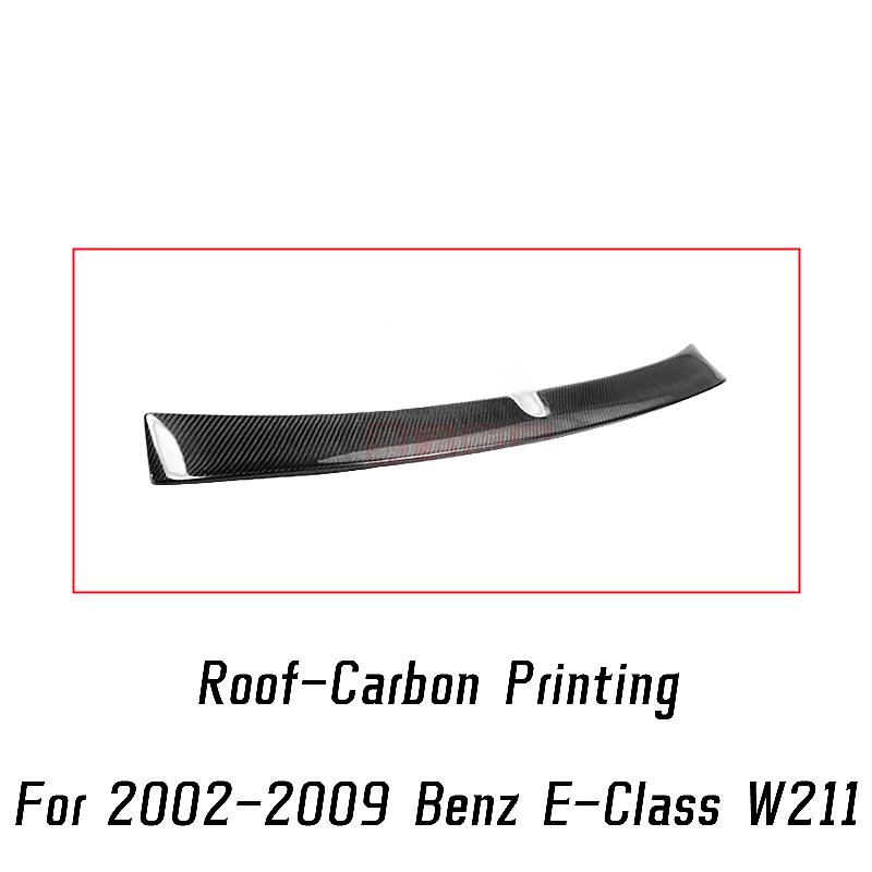 

Для Mercedes Benz E-Class W211 E180 200 260 300 320 240 230 280 35 Задняя крыша Крышка багажника Спойлер Крылья Тюнинг Аксессуары Часть