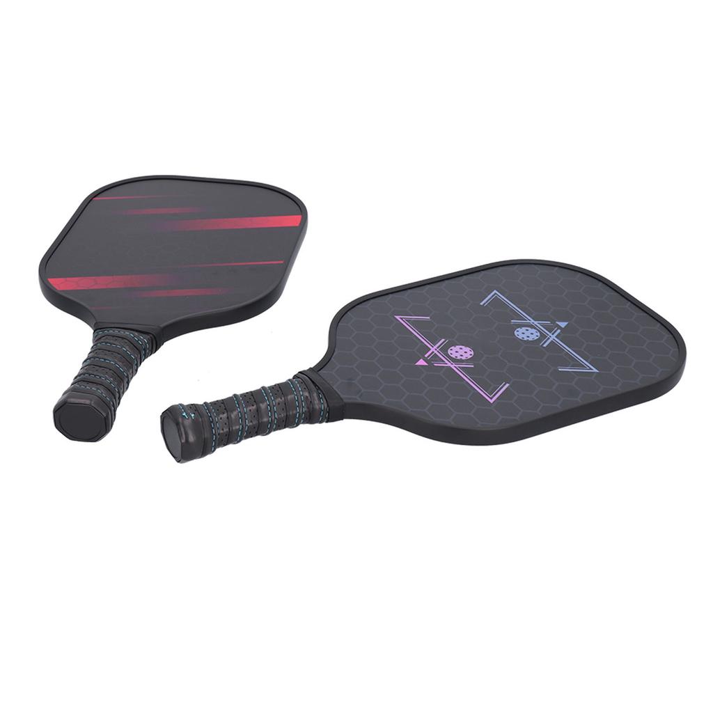 Pickleball Racket Set Portable Glass Fibre Pickleball Paddle Polymer Core Racket with Balls