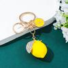 Llavero de Limón Creativo Forma de Fruta Decoración para Bolso Coche Colgante Pequeño Regalo