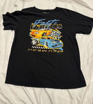 Universal Studios Fast & Furious It's Not The Ride It's The Rider Black Unisex T-Shirt