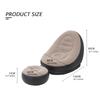 Lazy BeanBag Sofas Cover Chair No Filler Lounger Seat Bean Bag Pouf Puff Couch Tatami Living Room High Quality Inflatable Bed