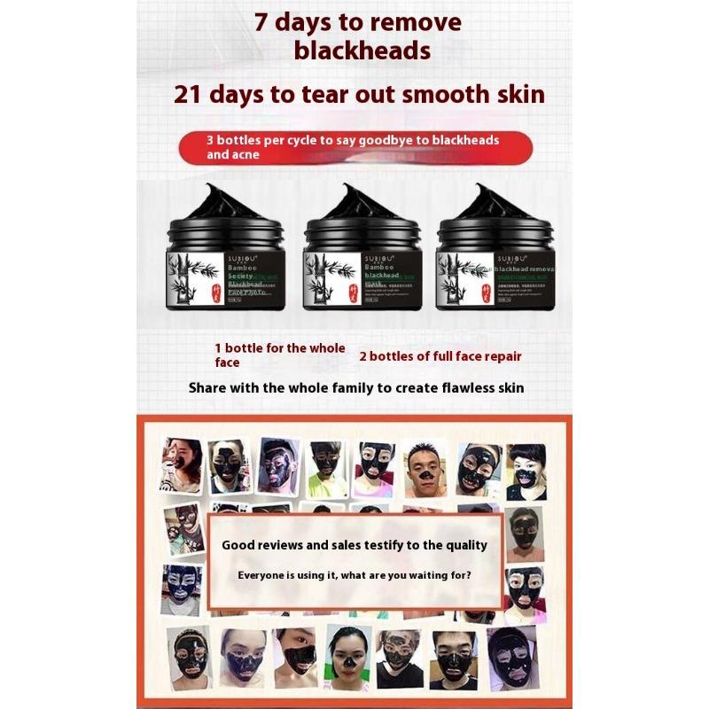 Blackhead Removal Mask Pore Removal for Men and Women Blackhead Removal Skin Care Cleansing Acne Nose Sticker Tear Mask