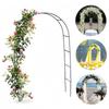 Iron Art Balloons Archway Black White Green Flower Frame Door  Wedding Ornament