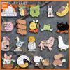 Xiaomi Cute Animal Series Brooch Enamel Pins Cartoon Kawaii Capybara Cat Animal Doctor Dog Brooches Backpack Lapel Badge Jewelry Gift