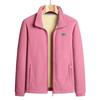 Plus Size Couple's Double-Sided Fleece Jacket: Men's Lamb Fleece Cardigan for Autumn & Winter