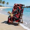 Vintage Artwork Fashion Beach Towel: Ideal for Summer Adventures Soft, absorbent and quick drying suitable for swimming and bathing