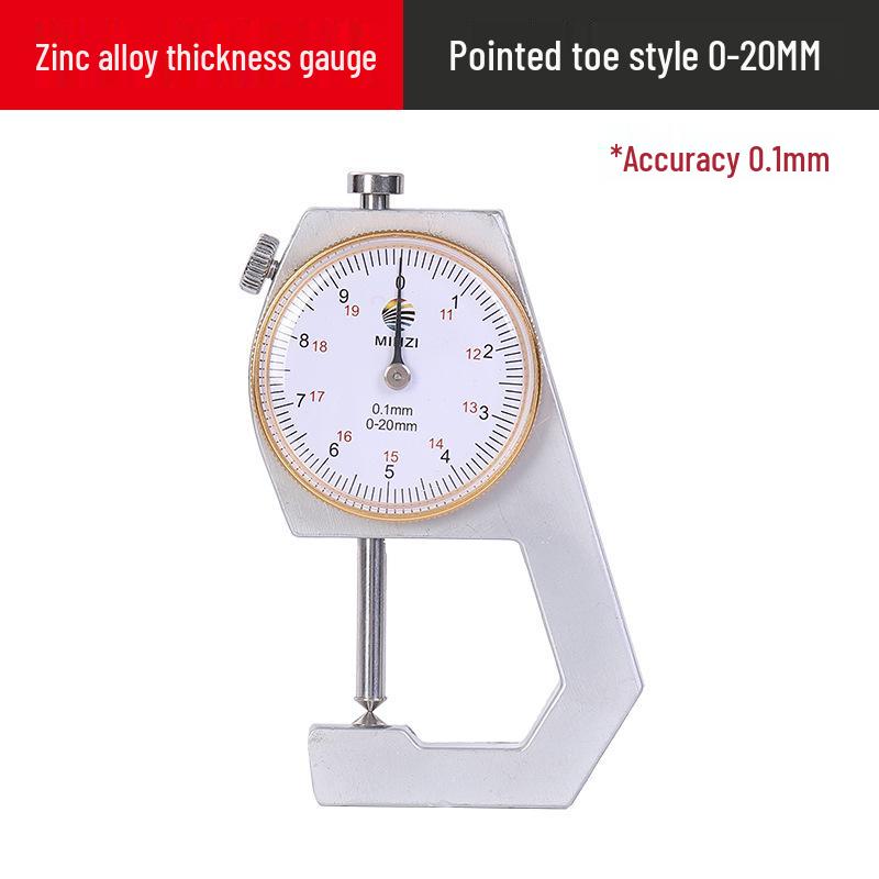 High Precision Digital Micrometer: Steel Pipe & Flat/Bent Pointed Head Thickness Gauge