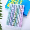Kawai Stationery Boxed Ten Color Lovely Gel Pen Creative Student Set Office Graffiti Notebook Office School Supplies Accessories