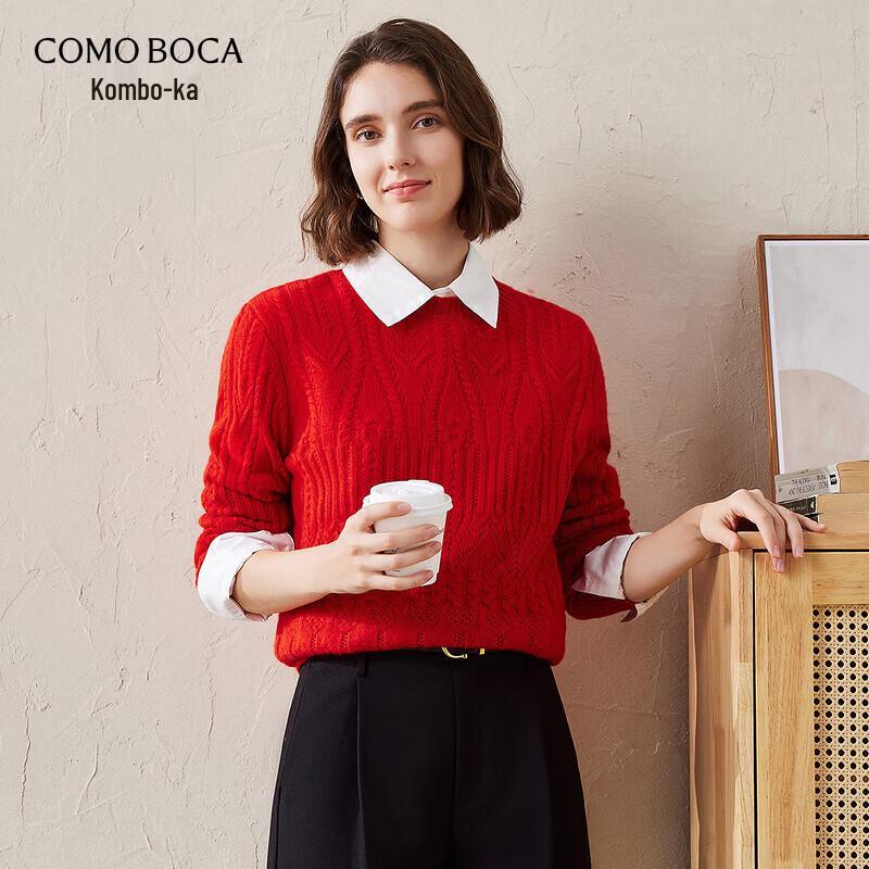

Komom Boca Women s Premium Thickened Cashmere Round Neck Sweater M