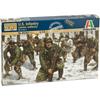Platz Italeri 1/72 WWII US Infantry Winter Uniform Plastic Model IT6133 Molded Color