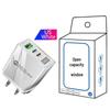 58W Dual Fast Charger with 2PD & QC3.0 for EU/US/UK/KR/AU