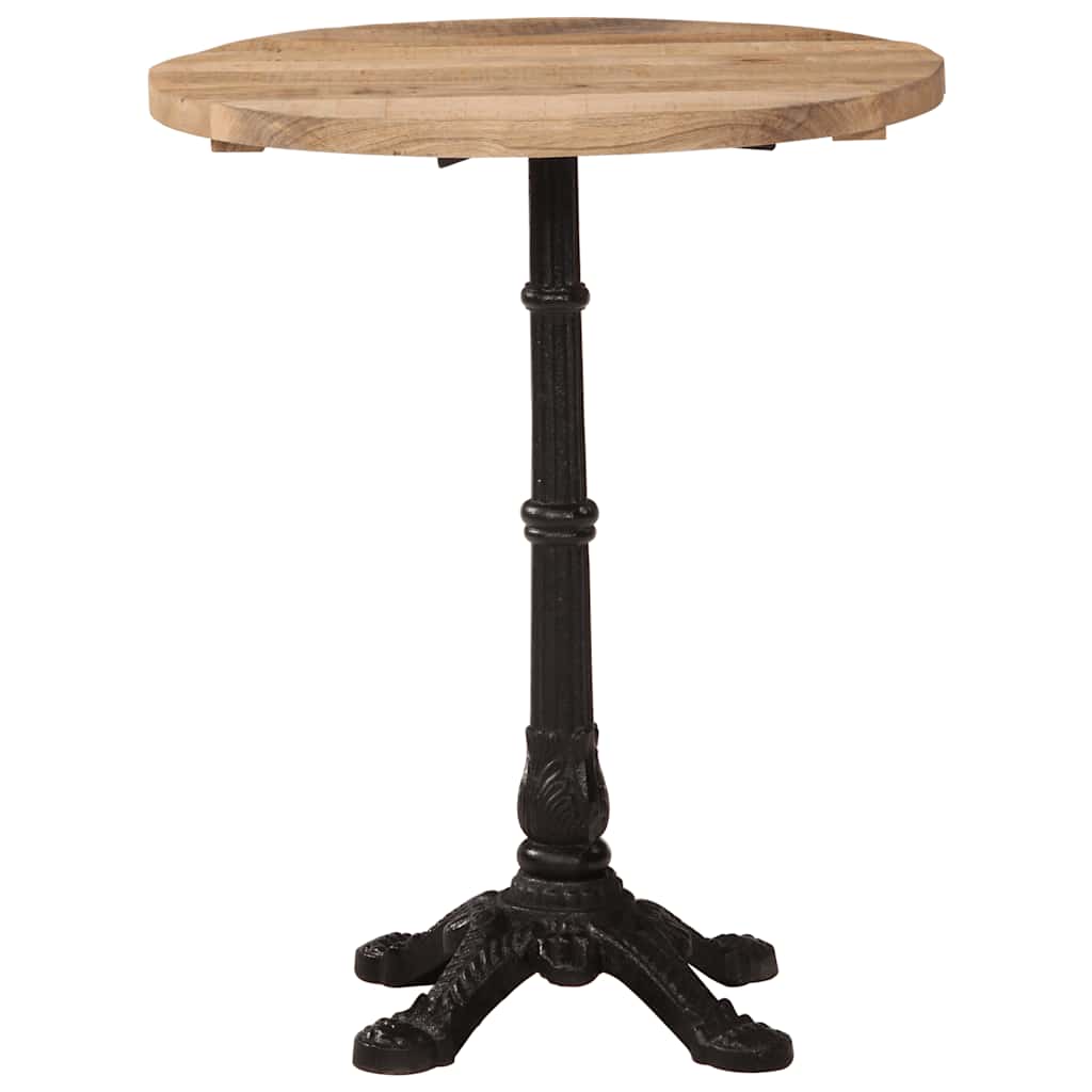 Bistro Table Ø60x76 cm Rough Mango Wood