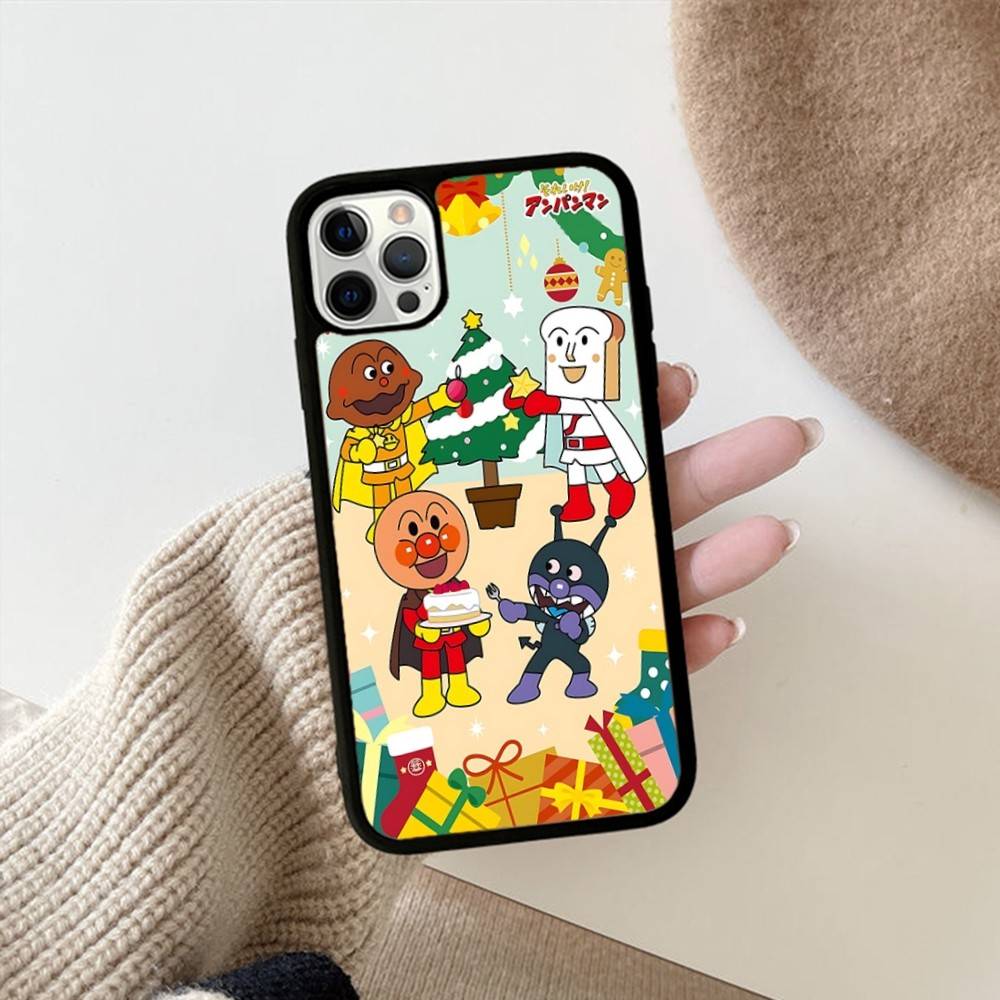 Cartoon Cute Fashion A-anpanmanes PC+TPU Protective Phone Case For IPhone 17 16 Pro Max 15 Plus 14 13 12 11 Cover
