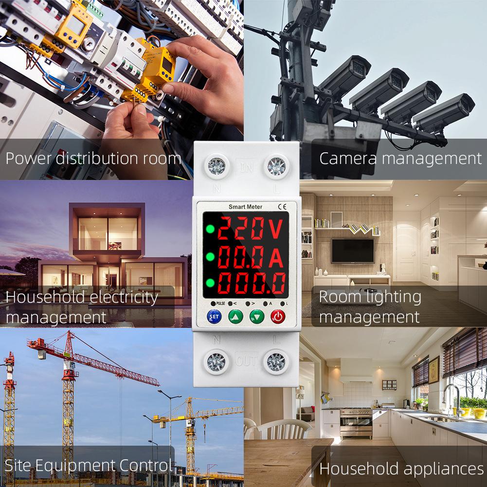 Automatic Reclosure  or NaIntelligent Metering Brker LCD Display Reclosing   Overload Overvoltage Undervoltage Current Limiting  ions