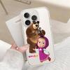 Phone Case Masha And The Bear For Samsung A57 A07 A36 A26 A56 A16 A06 A55 A35 A25 A15 A05 A54 A34 A24 A14 A13 Clear Back Cover