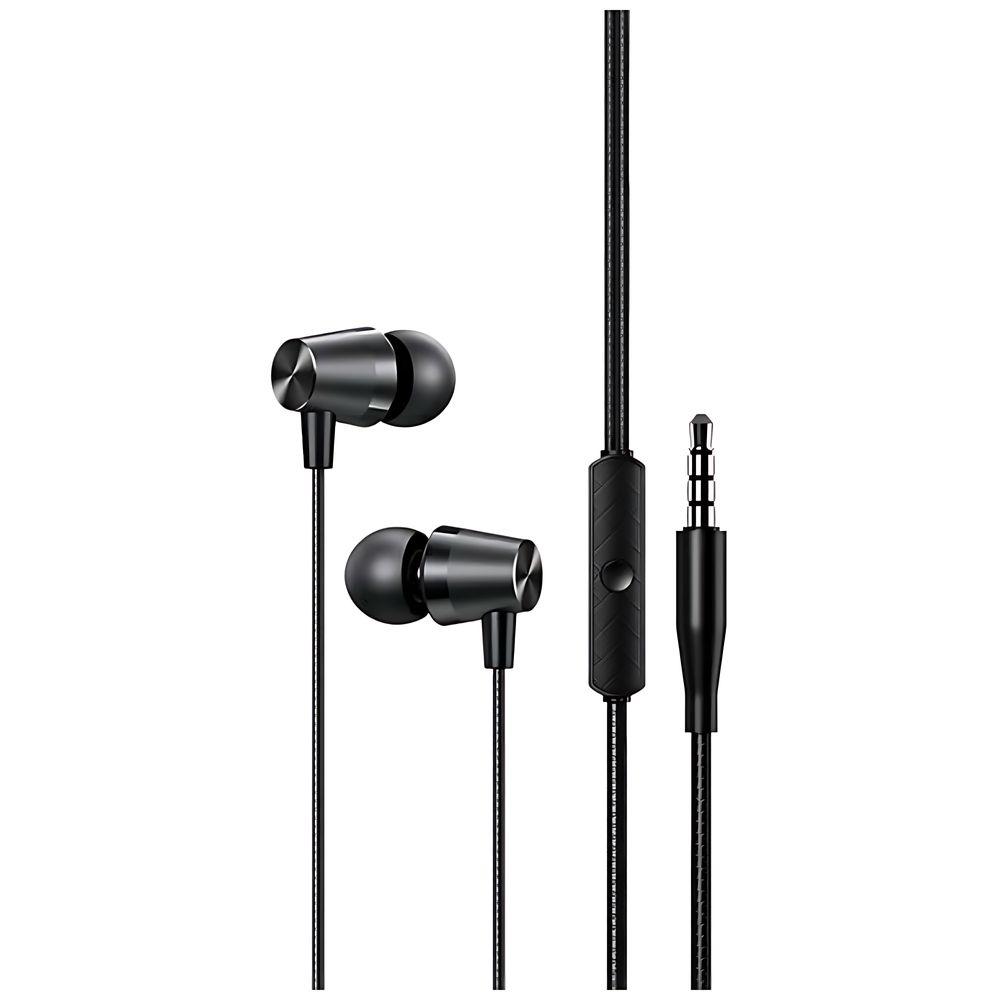 USAMS EP-42 Stereo Headphones - Wired 3.5 Mm, 1.2 M, Black