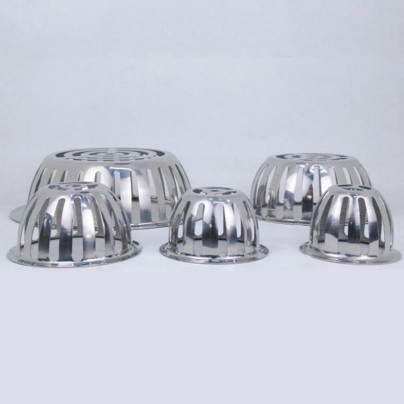 Odpływ podłogowy dachowy ze stali nierdzewnej zapobiegający zatykaniu, Rura kanalizacyjna rynny dachowej Filtr przeciw szczurom, Duży przepływ Sitko deszczowe