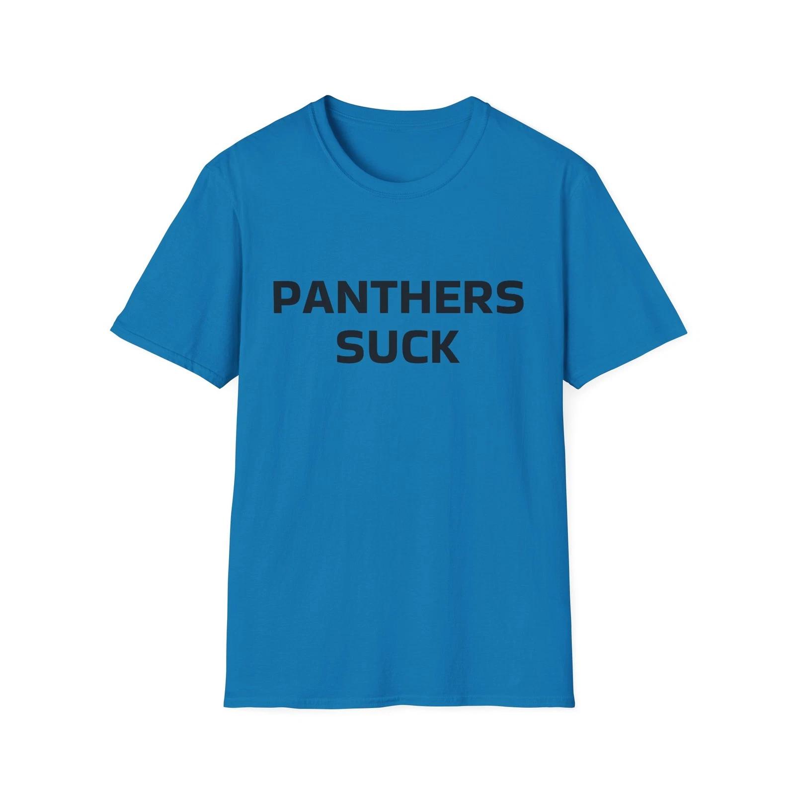 Panthers Suck Football Softstyle T-Shirt - Great Unique Gift For NFL Fans 2XL