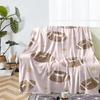 American Football Theme Printed Blanket - Perfect for Couch, Bed, Travel & Outdoor Use | Machine Washable, Cozy & Durable.