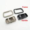 Soarhorse 1pcs ide inner Interior Door Handle Frame For Nissan Frontier Navara D22 1997-2004