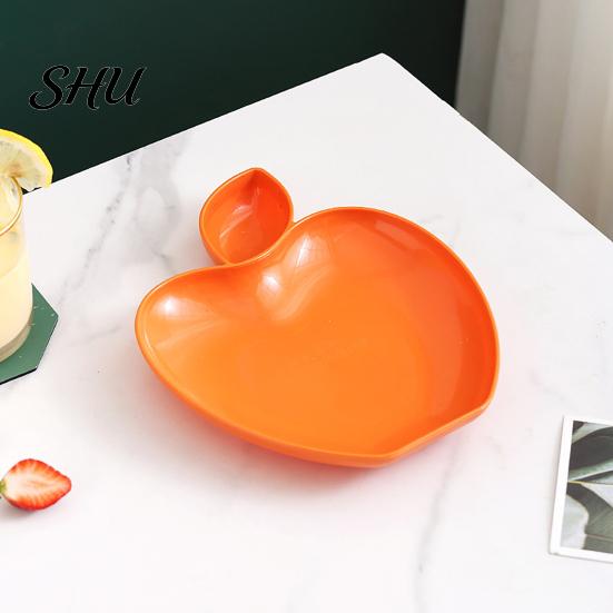 Modern Serving Plate Fruit Shape Dish Sauce Vinegar Holder Food Grade Multi-functional Dumpling Cold Dishwasher Safe Tray Dishes Snack Dessert