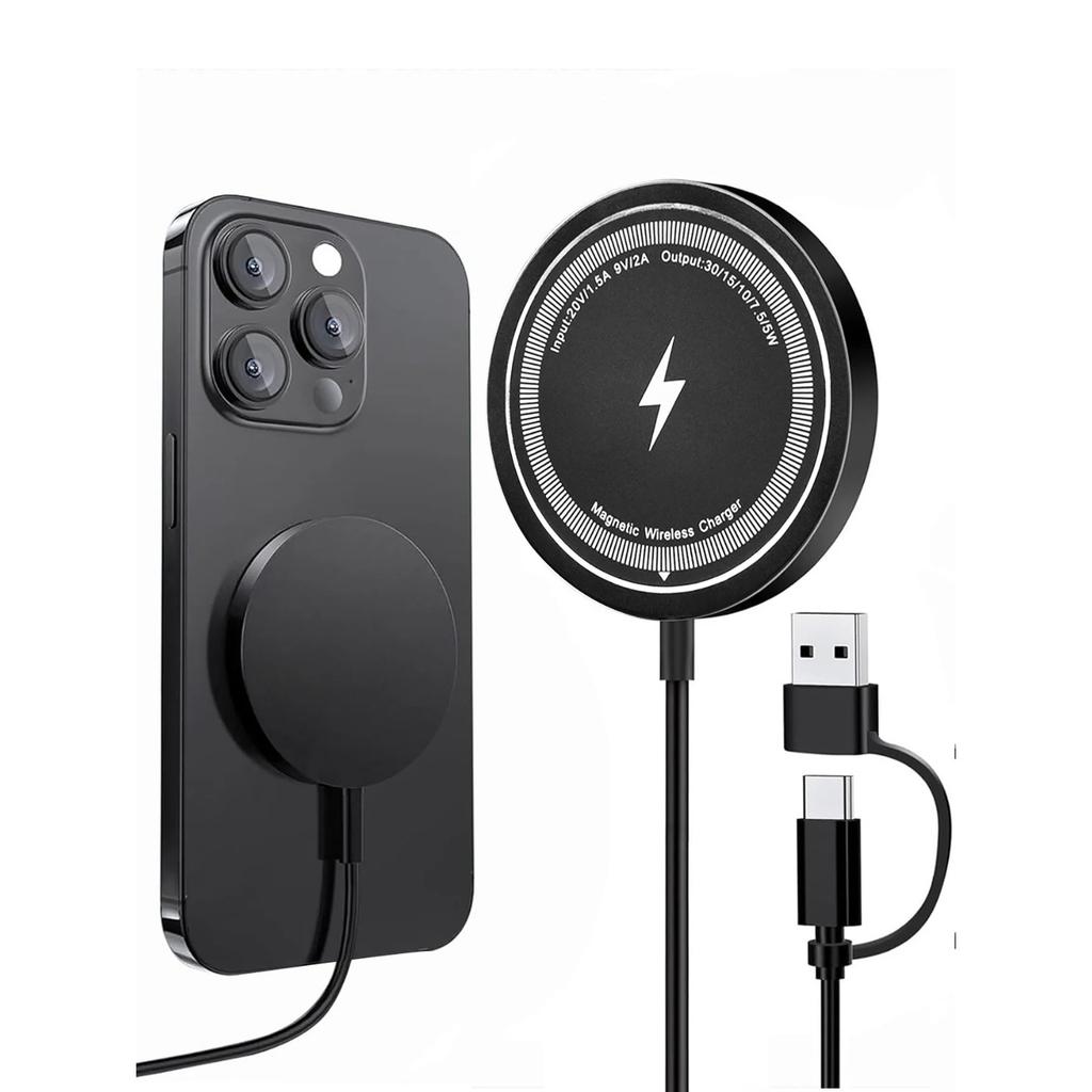 30w Magnetic Wireless Charger Pad Phone Chargers For iPhone 16 15 14 13 Pro Airpods Portable Macsafe PD Fast Charging Station