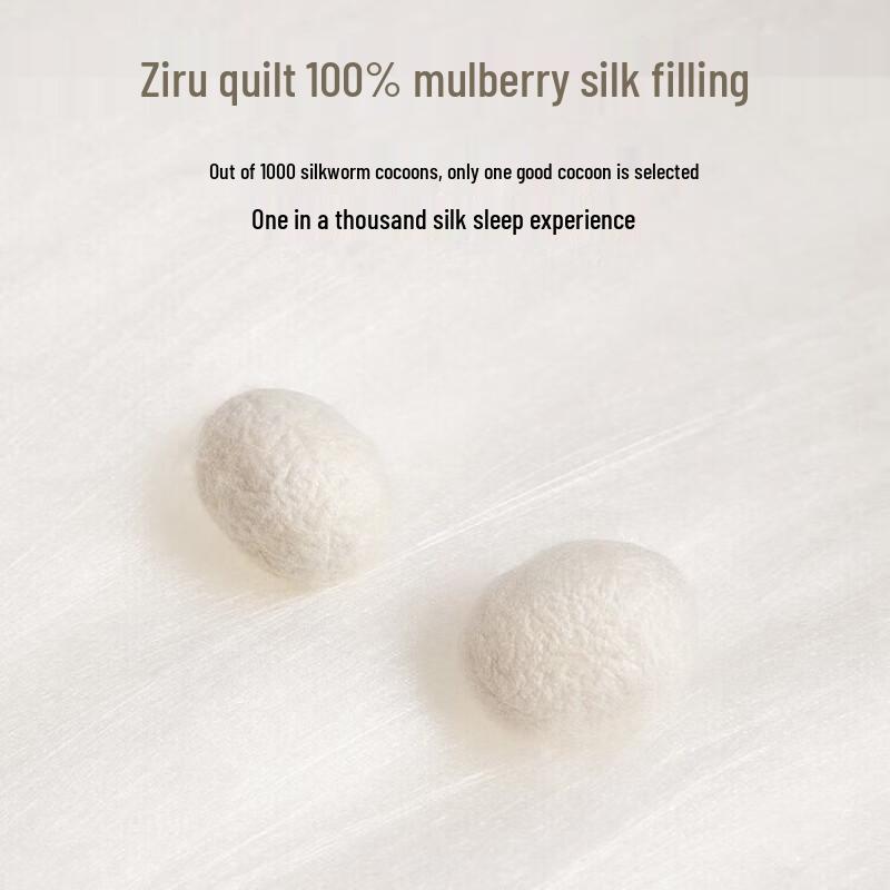 SILKUEEN All-Season Pure Mulberry Silk Quilt