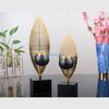 Retro Leaf Iron Holder Candlestick Metal Plant Leaves Candelabra Decor D57B