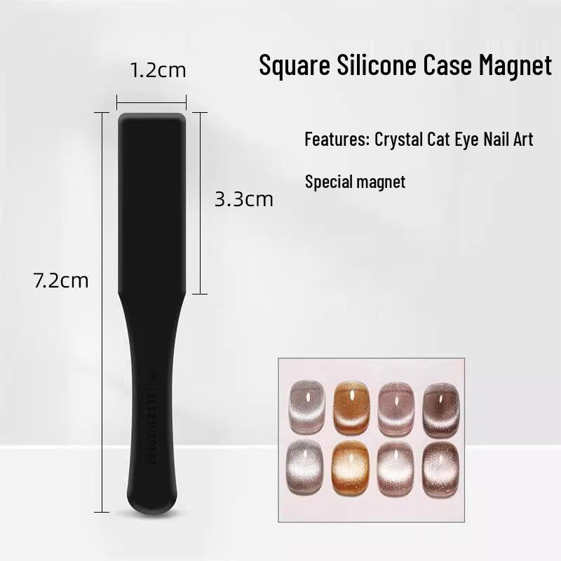 Multifunktionaler Katzenaugen-Nagelkunst-Magnet: Starker zylindrischer Magnet für ausgefallene Blitzeffekte.