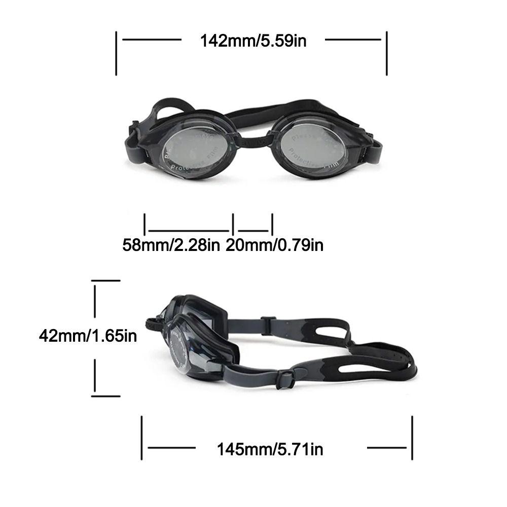 HD Clear Lens Waterproof Swim Eyewear Anti Fog Swimming Mirror  Indoor Pool Swimming