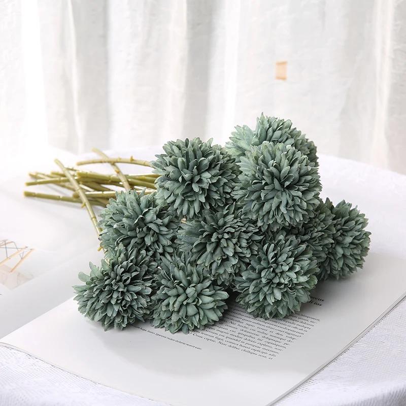 3/6Pc Hydrangea Artificial Flowers Bouquet Boho Home Bedroom Decor Wedding Decoration Craft Vases Flower Arrangement Accessories