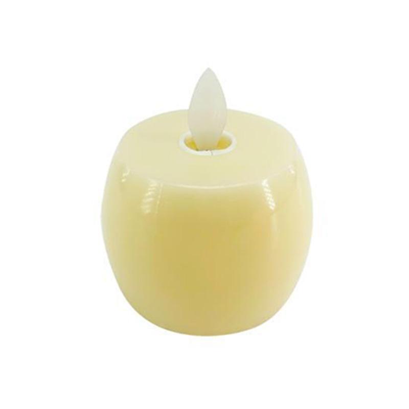 Creative LED Simulated Rocking Electronic Candle Lights, Christmas Apple Crafts, Stage Props, Party Decorations