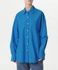 MUSINSA STANDARD WOMAN Women'S Oversized Washed Poplin Shirt [Blue]