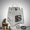 Windproof Wood Burning Foldable Stainless Steels Wood Stove Survival Stove Camping Backpacking Firewood Stove Folding