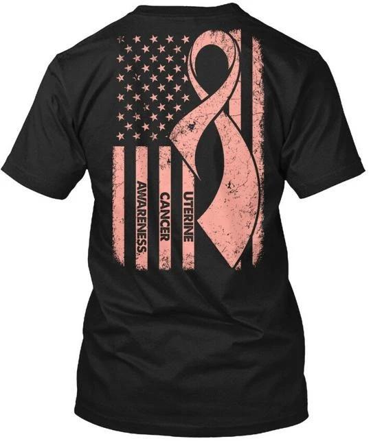 Uterine Cancer Awareness TTshirt Made in the USA Size S to 5XL 3XL