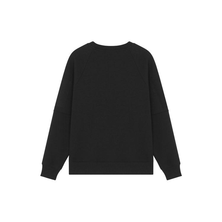 New Balance Sweatshirts Men's Black Crew Neck Moderate Regular AMT21359-BK