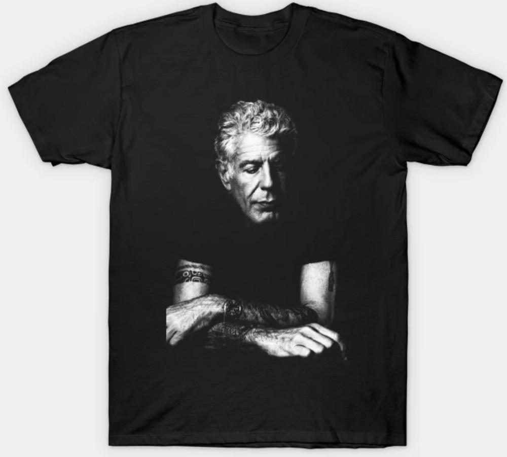 

Anthony Bourdain Celebrity Chef Short Sleeve Mens Unisex S-3XL Unisex T-Shirt XL