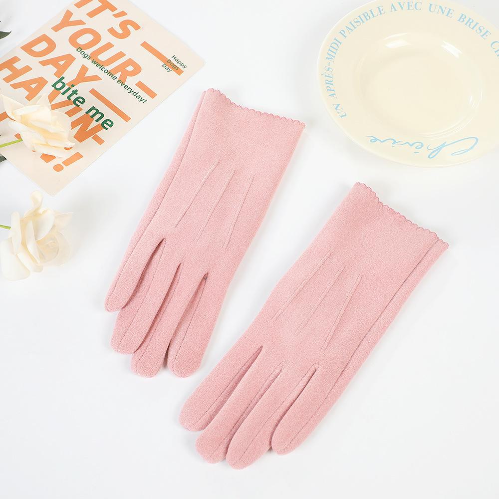 Winter Warm German Velvet Cycling & Driving Gloves – Windproof, Thick, Cold-Proof, Touchscreen Compatible for Couples