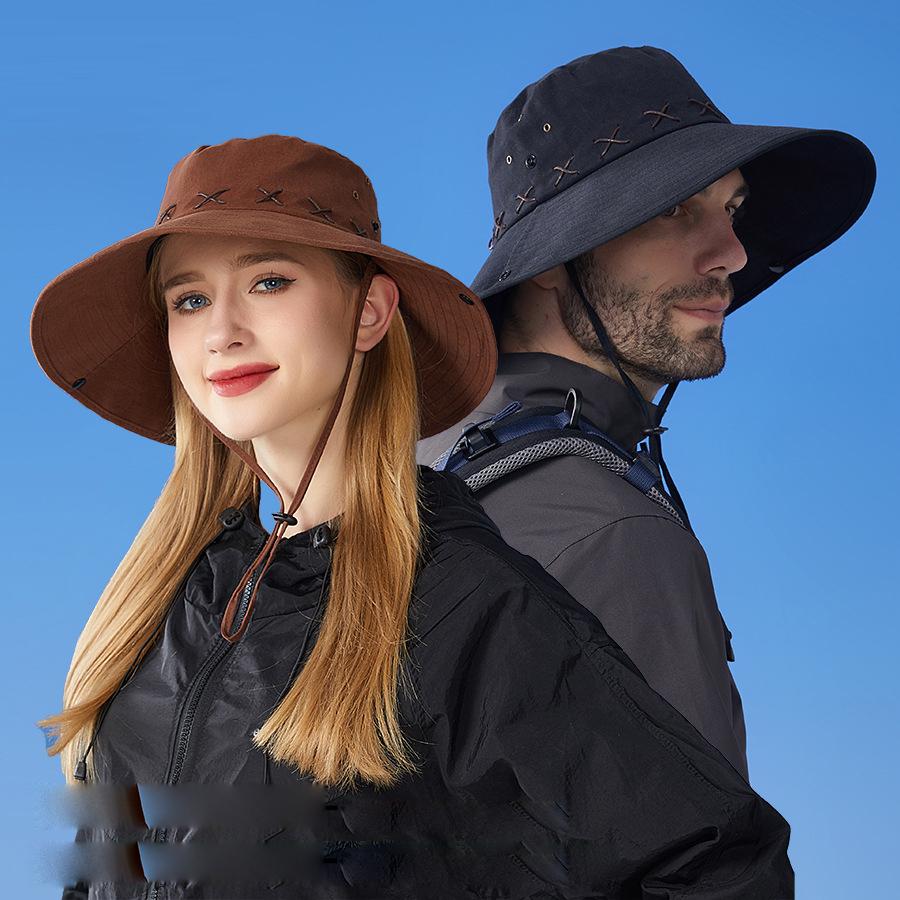 Sommer Fisherman Hat Herre Vår Høst Utendørs Solkrem Fjellklatrelue Dame Solhatt