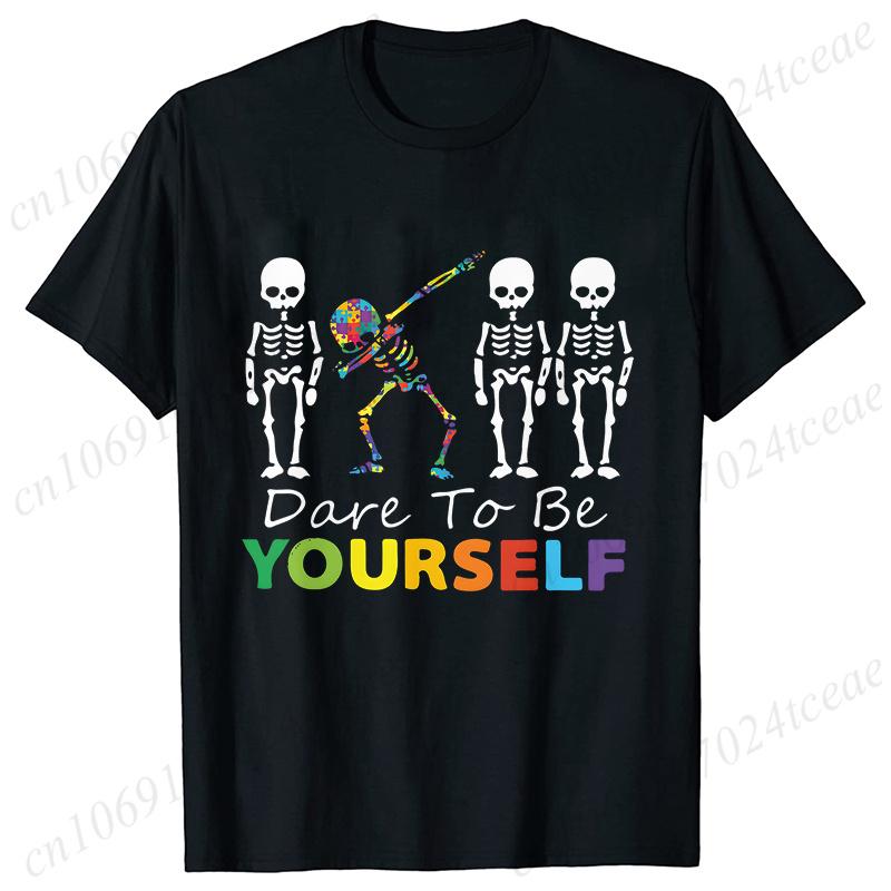 Autism Puzzle Piece Women Unisex T-shirt Tshirt Neurodiversity Graphic Fashion Autism Tree Awareness Tshirt Adults Kids Clothing