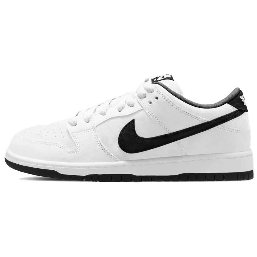 Nike Sb Dunk Low White Black Skateboard Shoes HF3704-100