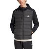adidas Temel Moda Rahat Yumuşak Çok Yönlü Kaz Tüyü Mont Erkek Dış Giyim Siyah JM3255