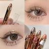 Tyčinka na oční stíny s vysokým leskem Perleťový make-up na oči Ležící bource morušový Líný čaj Hnědý nerozmazává se Earth Color Eye Shadow High-gloss Repair