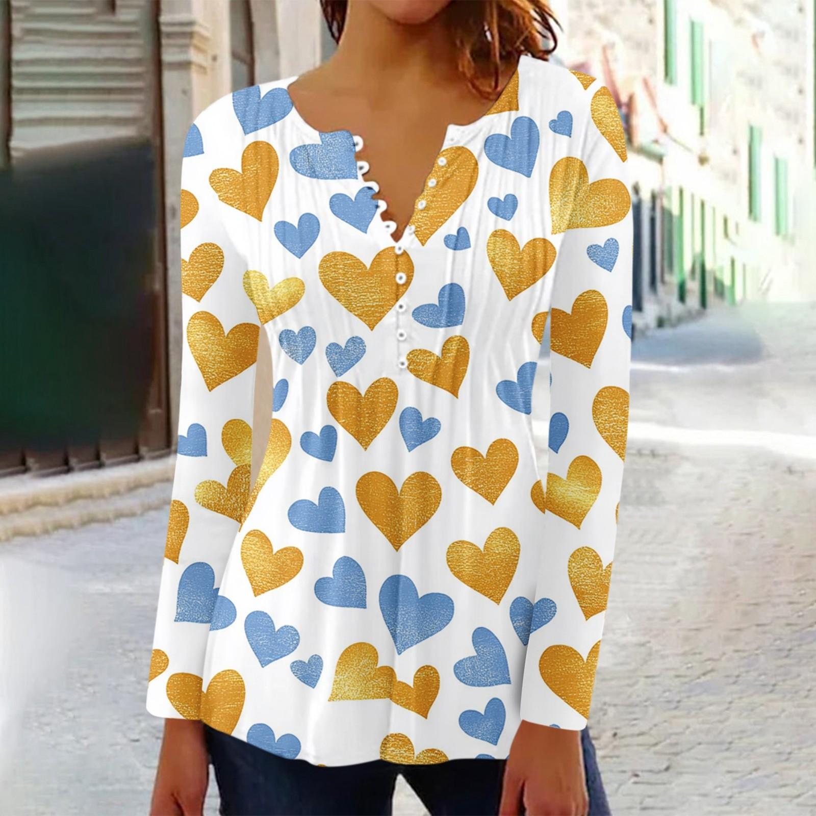 

Рубашки с длинным рукавом для женщин, модные осенние нарядные повседневные блузки, модные плиссированные туники, топы для леггинсов Love XL жёлтый