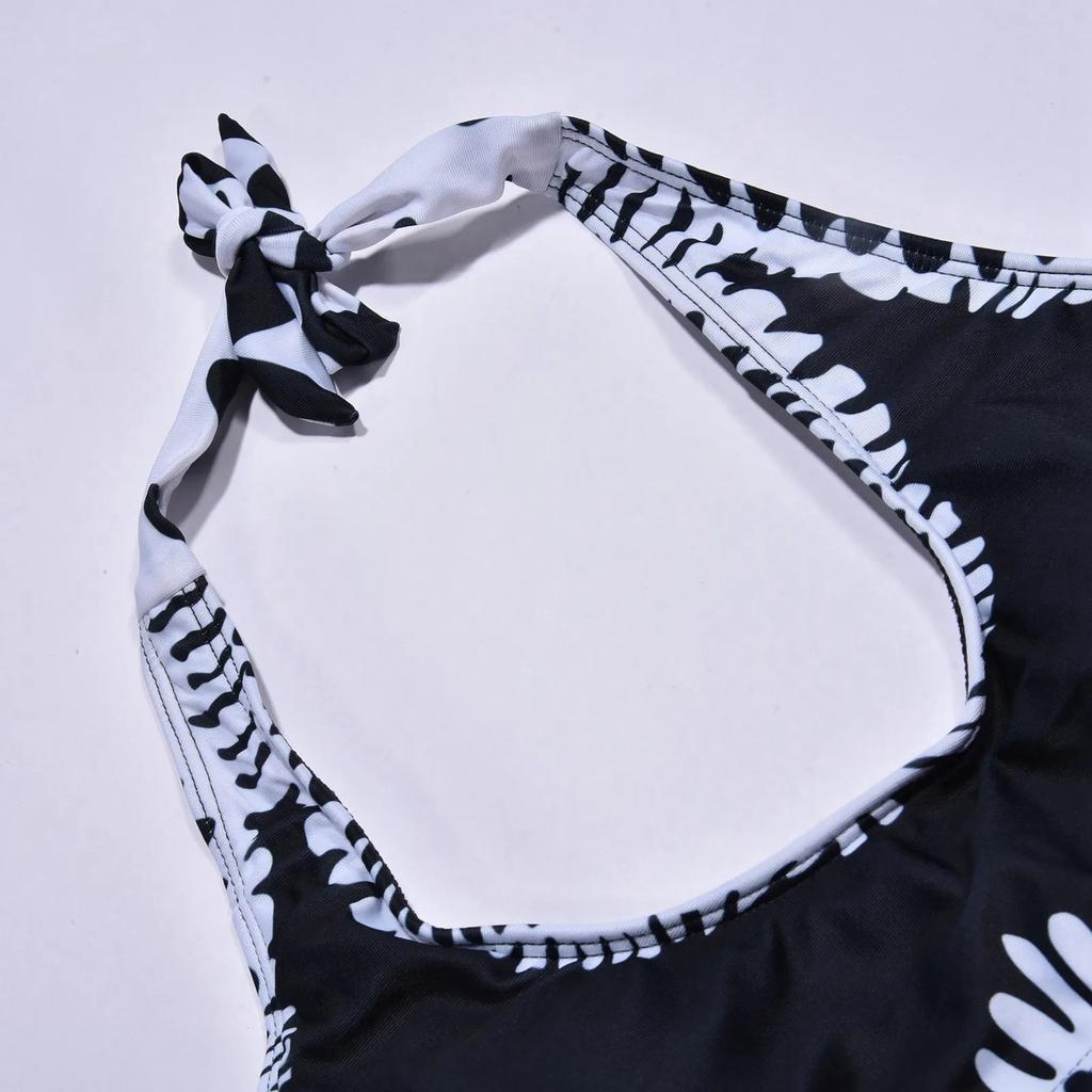 Damski strój kąpielowy bikini dwuczęściowy strój kąpielowy moda letnia zderzające się stroje kąpielowe seksowny zbierający biustonosz Push Up bikini plażowe stroje kąpielowe