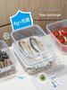 Plastic Japanese-Style Fresh-Keeping Box with Lid for Refrigerator Storage
