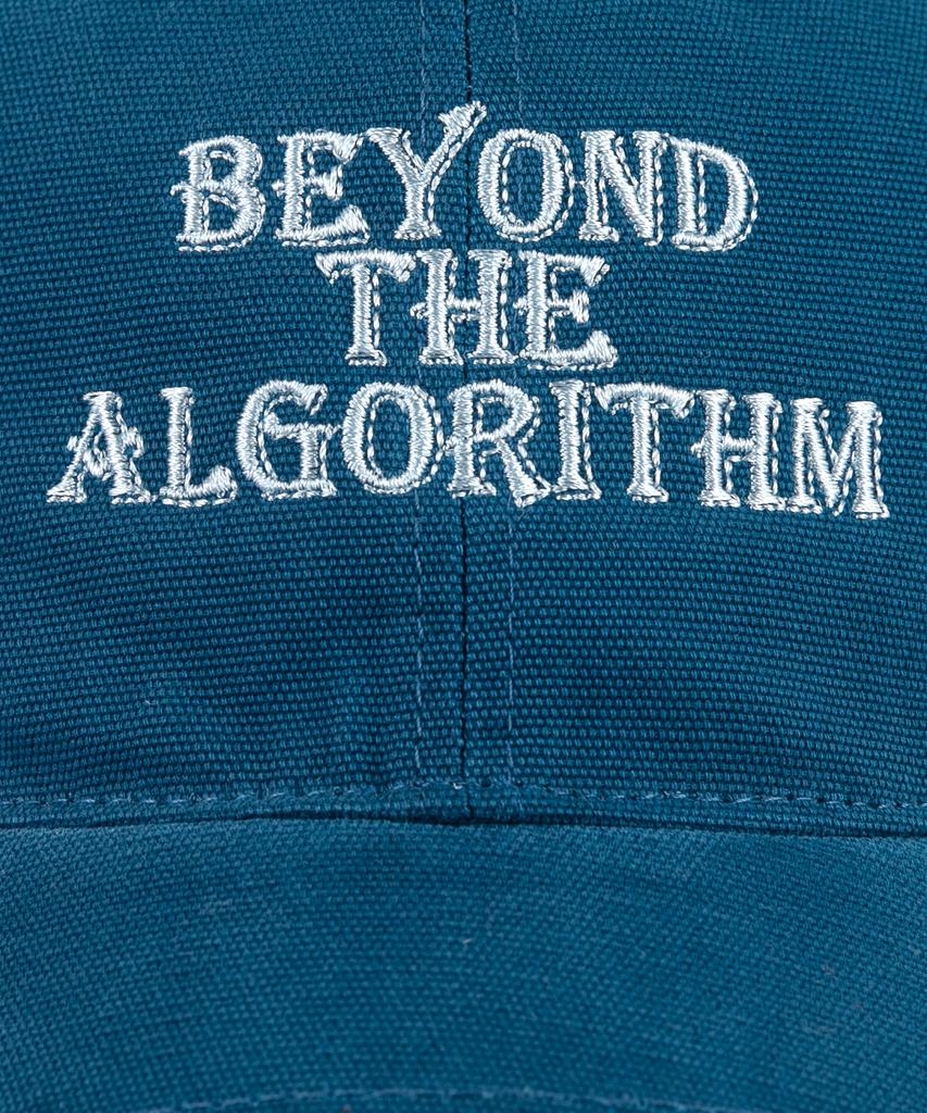 Wig Algorithm Canvas Ball Cap - Steel Blue