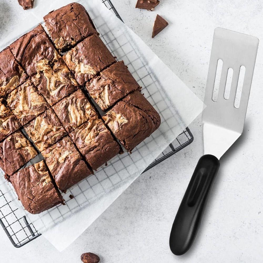 Hollow Design Grill Spatula Anti-scald Handle Pie Server Spatula Steak Fried Shovel Tiramisu