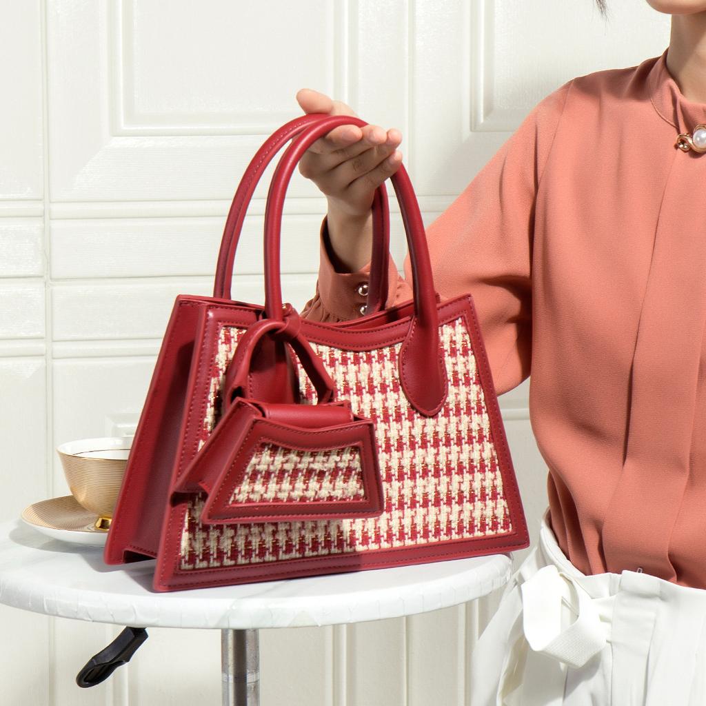 Red Wedding Bag, Bridal Bag, 2024 Summer New Trendy High-end Wedding Bag, Commuter Light Luxury Women's Bag